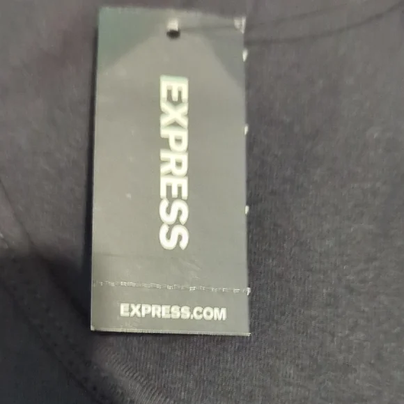 Express Black Ruched Long Sleeve Dress - Picture 10 of 11